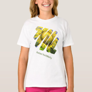 Camiseta Aparato radiante PerSUNality Sunflower Watercolor