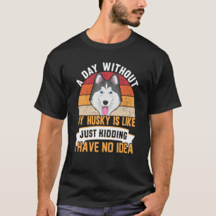 Camiseta Aparato Siberiano De Perro Husky Para El Propietar