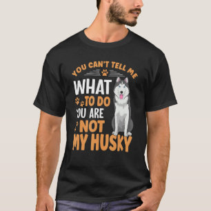 Camiseta Aparato Siberiano De Perro Husky Para El Propietar