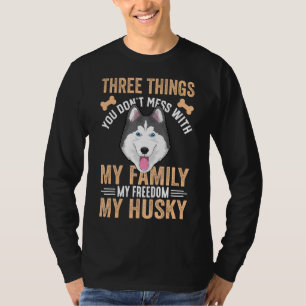 Camiseta Aparato Siberiano De Perro Husky Para El Propietar