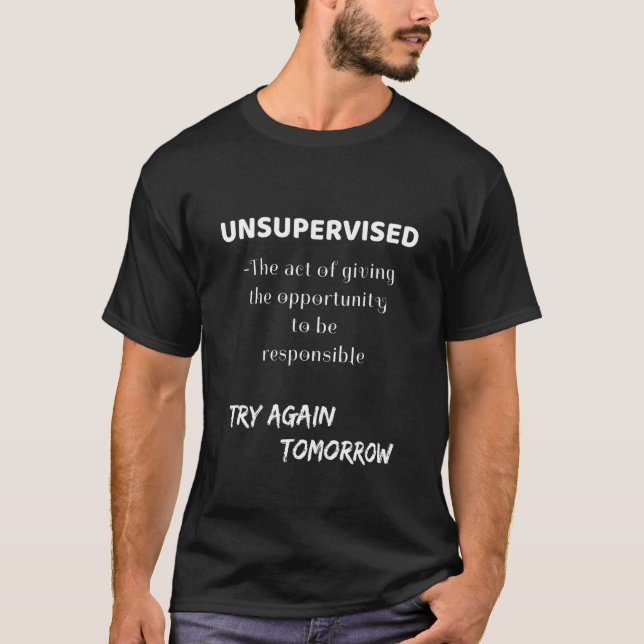 Camiseta Aparato sin supervisión (Anverso)