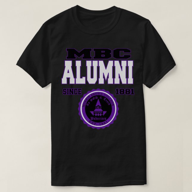 Camiseta Aparato Universitario Morris Brown 1881 (Diseño del anverso)