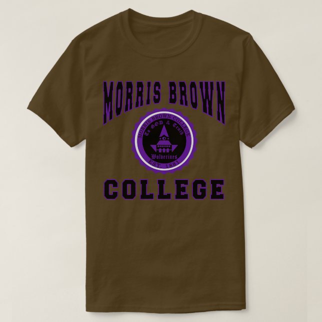 Camiseta Aparato Universitario Morris Brown 1881 4 (Diseño del anverso)