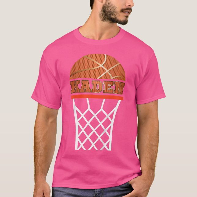 Camiseta Aparatos de baloncesto para niños Nombre personali (Anverso)