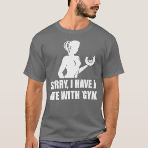 Camiseta Aparatos De Entrenamiento De Gimnasio Chica Trabaj