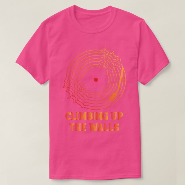 CAMISETA APARECIENDO LAS PAREDES RADIOHEAD (Diseño del anverso)