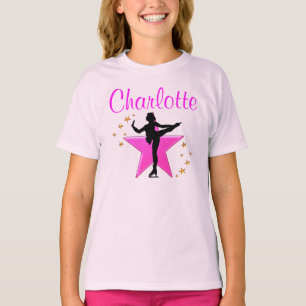 CAMISETA APAREJA PRINCESA DE PATINAJE PERSONALIZADA DE PINT