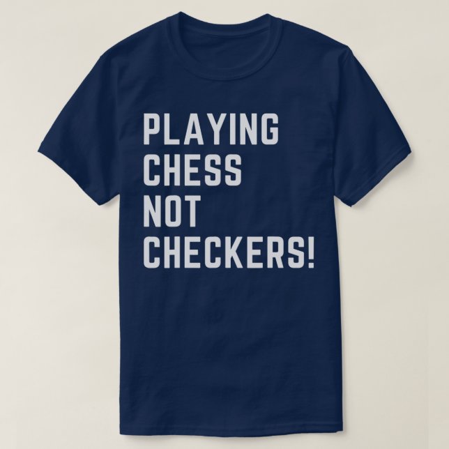 CAMISETA APARENTE A LOS CONTROLADORES DE AJEDREZ NO DE JUEG (Diseño del anverso)