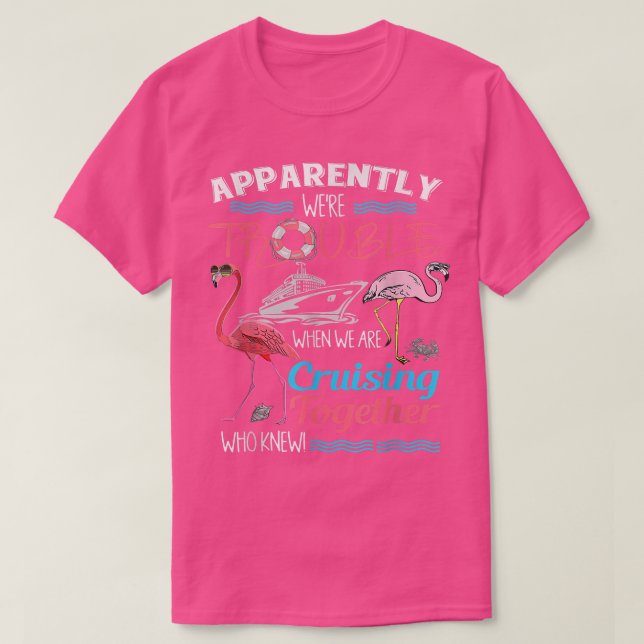Camiseta Aparentemente somos un problema cuando estamos cru (Diseño del anverso)