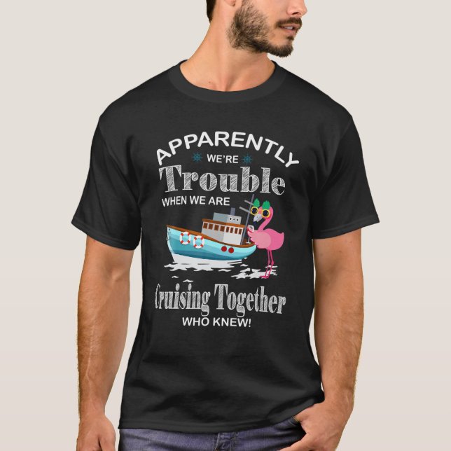 Camiseta Aparentemente somos un problema cuando estamos cru (Anverso)