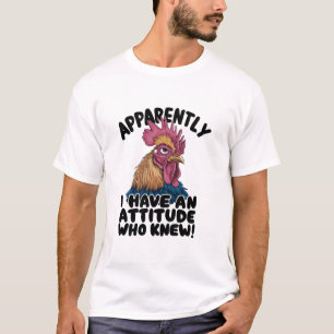 Camiseta Aparentemente Tengo Un Problema De Actitud