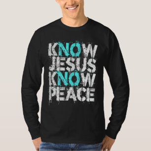 Camiseta Aparición cristiana - Conoce a Jesús Conocer Paz N