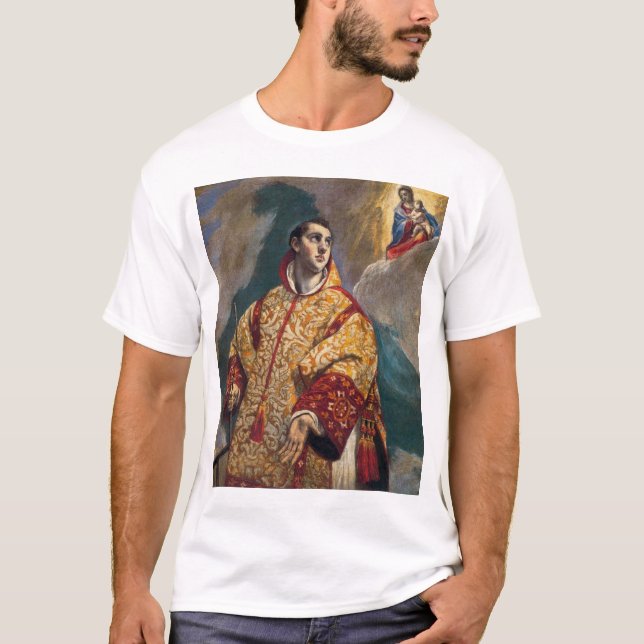 Camiseta Aparición de la Virgen a St Lawrence (Anverso)