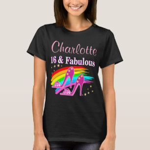 CAMISETA APARTAMENTO PERSONALIZADO DE 16 Y FABULOSO DE CUMP