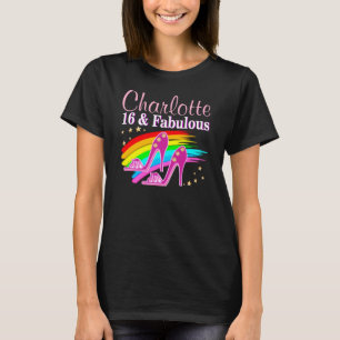 CAMISETA APARTAMENTO PERSONALIZADO DE 16 Y FABULOSO DE CUMP