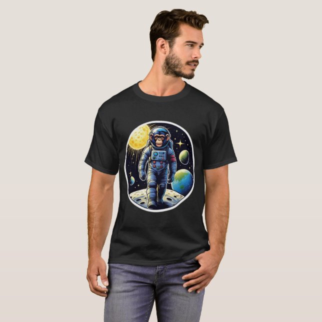 CAMISETA APARTAMENTOS EN EL CAMINO ESPACIAL EN LA LUNA 2 (Anverso completo)