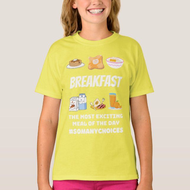 Camiseta apasionante para el desayuno (Anverso)