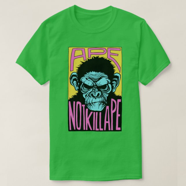 Camiseta Ape Not Kill Ape (Diseño del anverso)