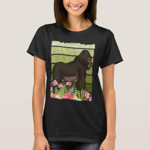 Camiseta Ape Tropical Monkey Lover Gorilla Lover Retro Gori