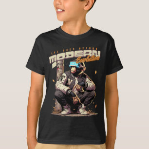 Camiseta Ape va más allá de la evolución moderna