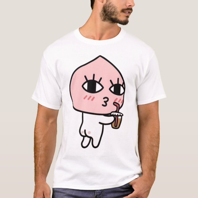 Camiseta Apeach con café con hielo (Anverso)