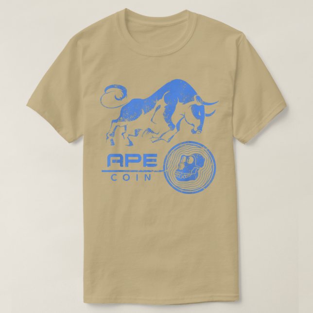 Camiseta APECoin crypto BULLRUN HODL $APE Token para ser Mi (Diseño del anverso)