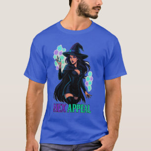 Camiseta Apelación hexagonal - Bruja de neón seductora