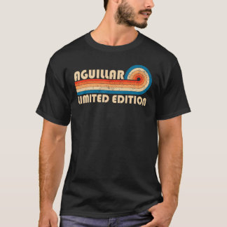 Camiseta Apellido AGUILLAR Retro Vintage 80 años 90 cumplea