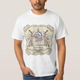 Camiseta apellido caballero Sepia Escudo de armas