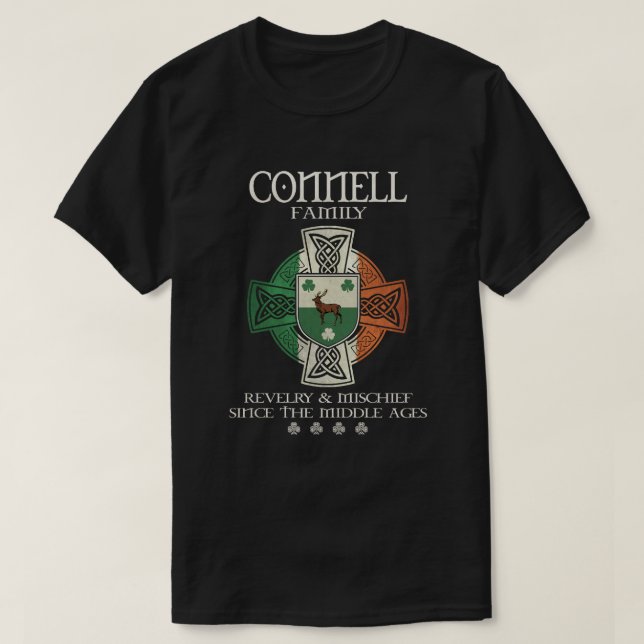 Camiseta Apellido Connell Family Ireland Connell (Diseño del anverso)