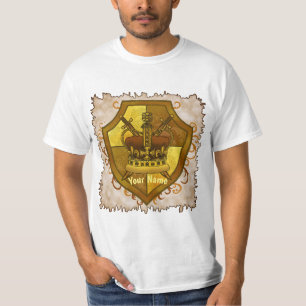 Camiseta apellido Crown Sword Shield