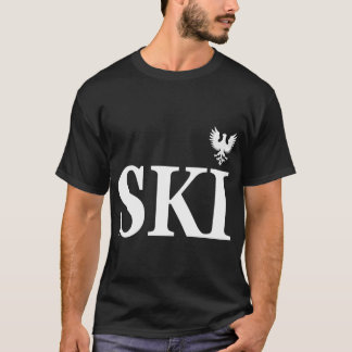 Camiseta Apellido de esquí del patrimonio polaco