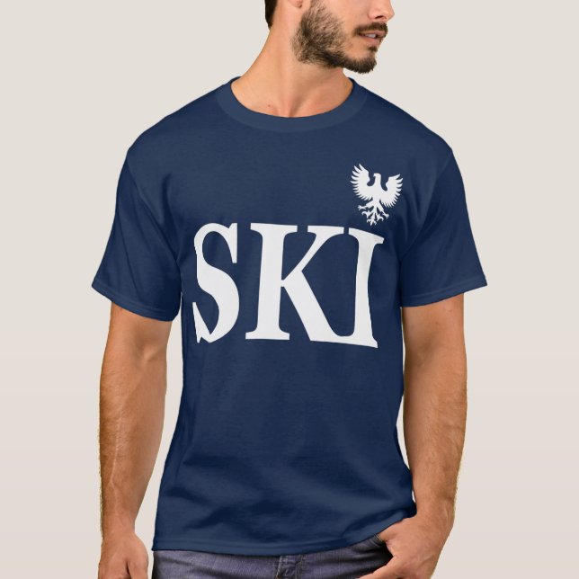 Camiseta Apellido de esquí Patrimonio de la Humanidad en Po (Anverso)