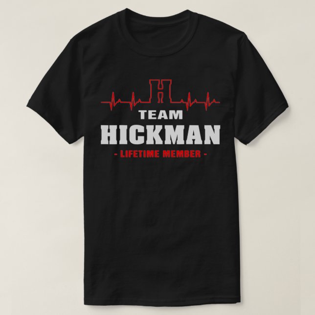 Camiseta Apellido de HICKMAN Nombre de familia Equipo HICKM (Diseño del anverso)