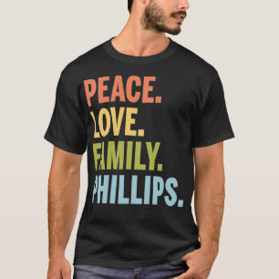 Camiseta Apellido de la familia Phillips