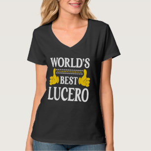 Camiseta Apellido de Lucero Equipo de Apellido Mejor Mundo