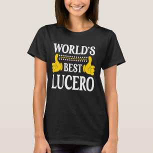 Camiseta Apellido de Lucero Equipo de Apellido Mejor Mundo