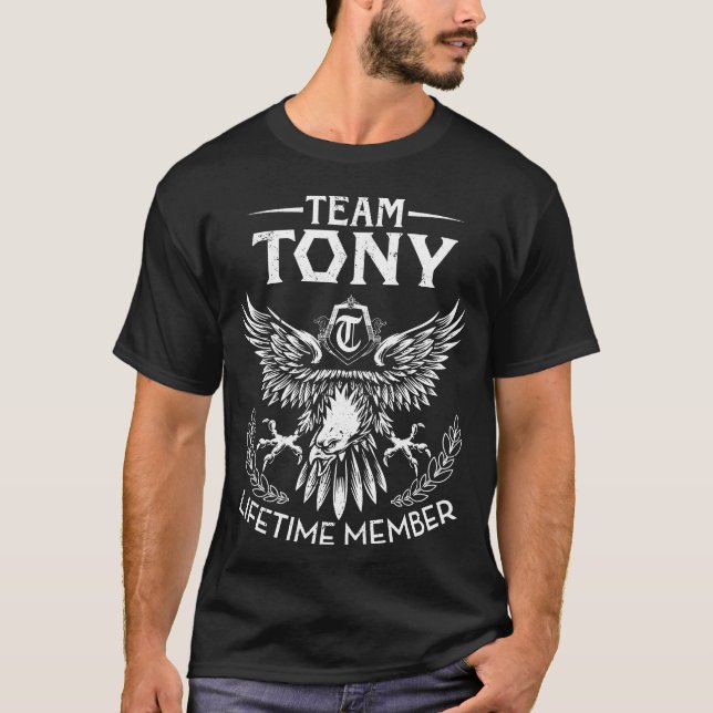 Camiseta Apellido de miembro de Team TONY Lifetime (Anverso)