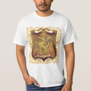 Camiseta Apellido del escudo de Dragon Quest