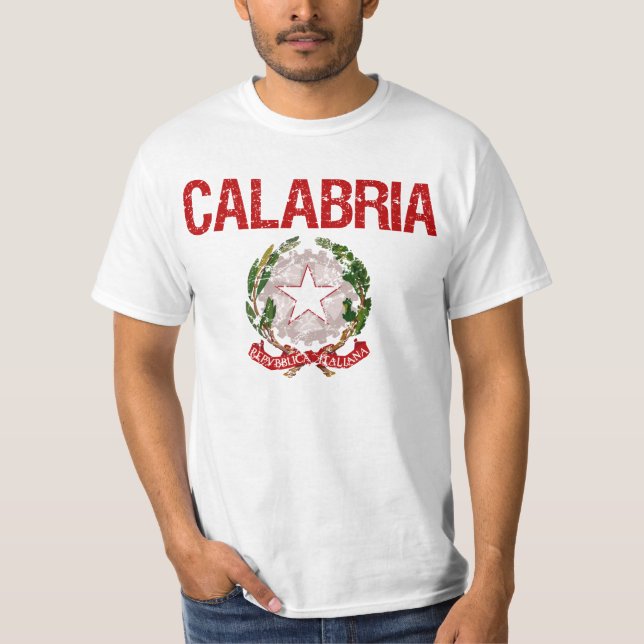 Camiseta Apellido del italiano de Calabria (Anverso)