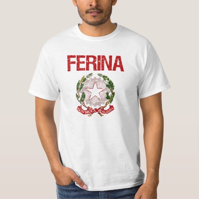 Camiseta Apellido del italiano de Ferina (Anverso)