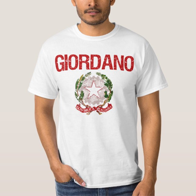 Camiseta Apellido del italiano de Giordano (Anverso)
