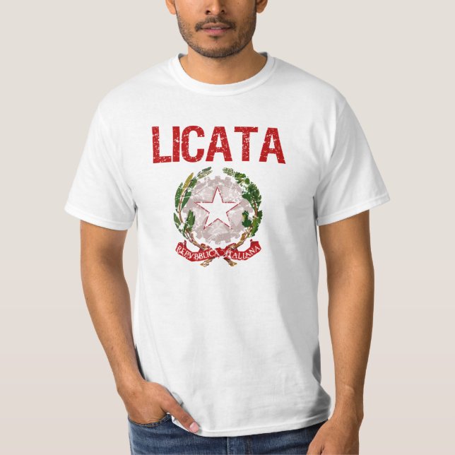 Camiseta Apellido del italiano de Licata (Anverso)