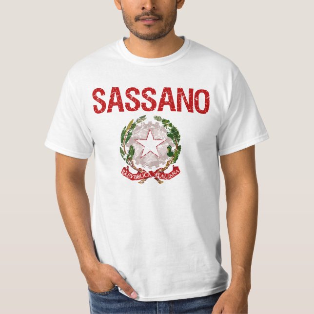 Camiseta Apellido del italiano de Sassano (Anverso)