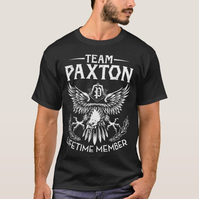Camiseta Apellido del miembro de la vida de Team PAXTON (Anverso)