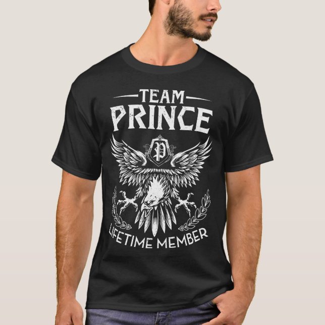 Camiseta Apellido del miembro de la vida de Team PRINCE (Anverso)