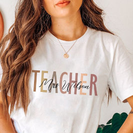 Camiseta Apellido del profesor personalizado, Apreciación d