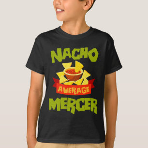 Camiseta Apellido divertido de cumpleaños de Mercer promedi
