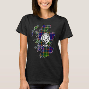 Camiseta Apellido Escocés Arnet Cresta De La Familia Tartán