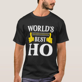 Camiseta Apellido Ho Divertido Equipo Familia Apellido Mund